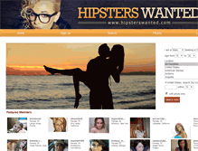 Tablet Screenshot of hipsterswanted.com